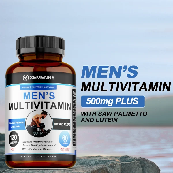 Men's Multivitamin Supports Cellular Energy and Muscles