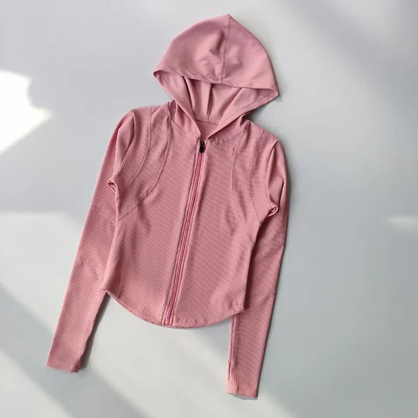 Women's Hooded Yoga Jacket Long Sleeve