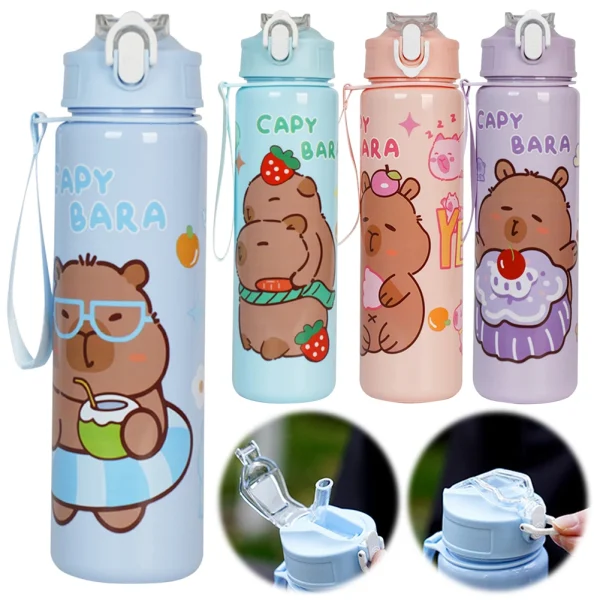 Kawaii Water Bottle for Fitness Sports