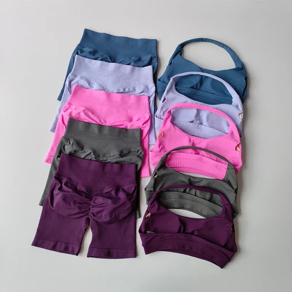 Sexy Halter Neck Beautiful Back High Waist Sports Bras